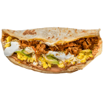 Carnitas Baleada (Braised Pork)